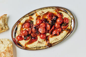 Yalla Jammy Tomato Hummus Kit, Serves 2