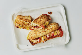 Smoked Cheddar & Tomato Toastie Kit, Serves 2