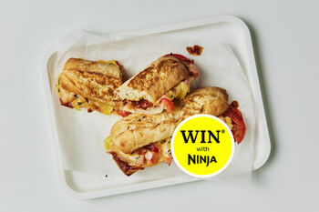 Easy to Air Fry Smoked Cheddar & Tomato Toastie Kit, Serves 2