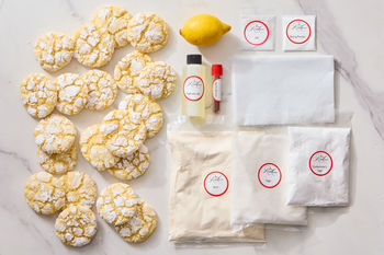 Easy Prep Baking Kit! Lemon Crinkle Cookies