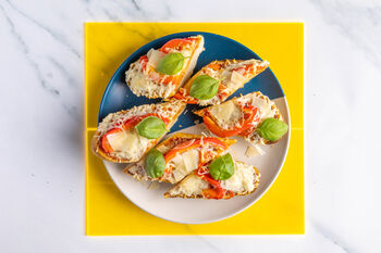 1–2–3 Kidsrecept: Snelle pizza-baguette met kaas (2 porties)