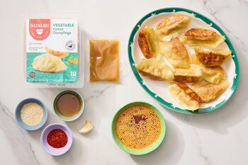 Meal Shortcut | Veggie Gyoza with Chili Oil, 2 portions