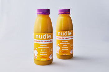 Nudie Probiotic Mango Smoothies, 2x400mL
