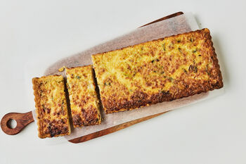 Ivan's Bacon, Cheddar & Leek Tart, 800g