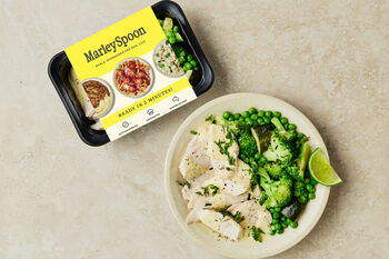 Keto-Friendly Creamy Chicken Breast with Peas and Zucchini, 350g