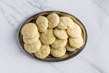 1–2–3 Snackrecept: Citroen-maanzaadkoekjes (20 porties)