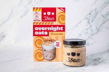 3Bears overnight oats cinnamon roll (400g)