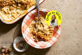An Old-School Baked Rice Pudding with Raisins| Home Food by Elizabeth Hewson, Serves 6