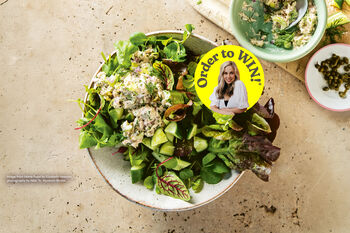 A Versatile Salad Mash-Up with Tuna & Dill | Home Food by Elizabeth Hewson, Serves 2