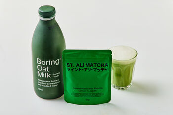 Bundle & Save $1.99 | St Ali Ceremonial Matcha & Boring Oat Milk
