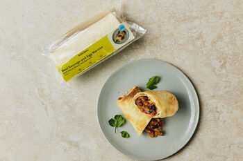 Sausage & Egg Breakfast Burrito, 2x140g