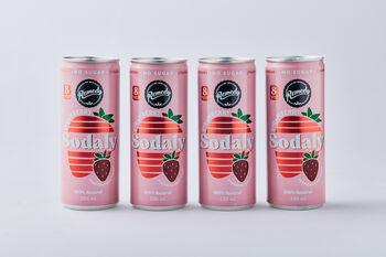 Remedy Strawberry Sodaly, 4x250mL