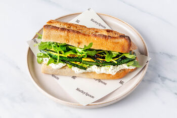 Feta-Gemüse-Sandwich mit Zitrone (2 Port.)