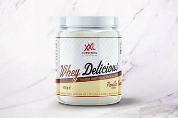 Whey Delicious Proteinpulver Vanille-Karamell (450g)