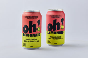 Oh! Life-Changing Strawberry LemonAid, 2x375mL