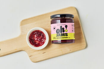 Oh! Rhubarb & Raspberry Jam, 300g