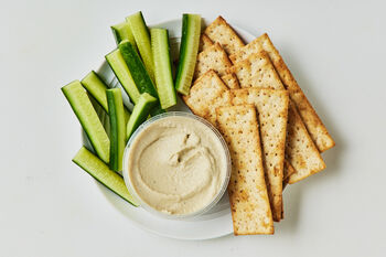 Yalla Baba Ganoush, Cucumber & Crackers Kit, Serves 2