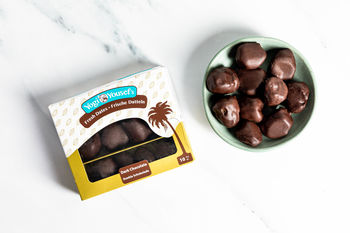 Datteln in dunkler Schokolade (120g)