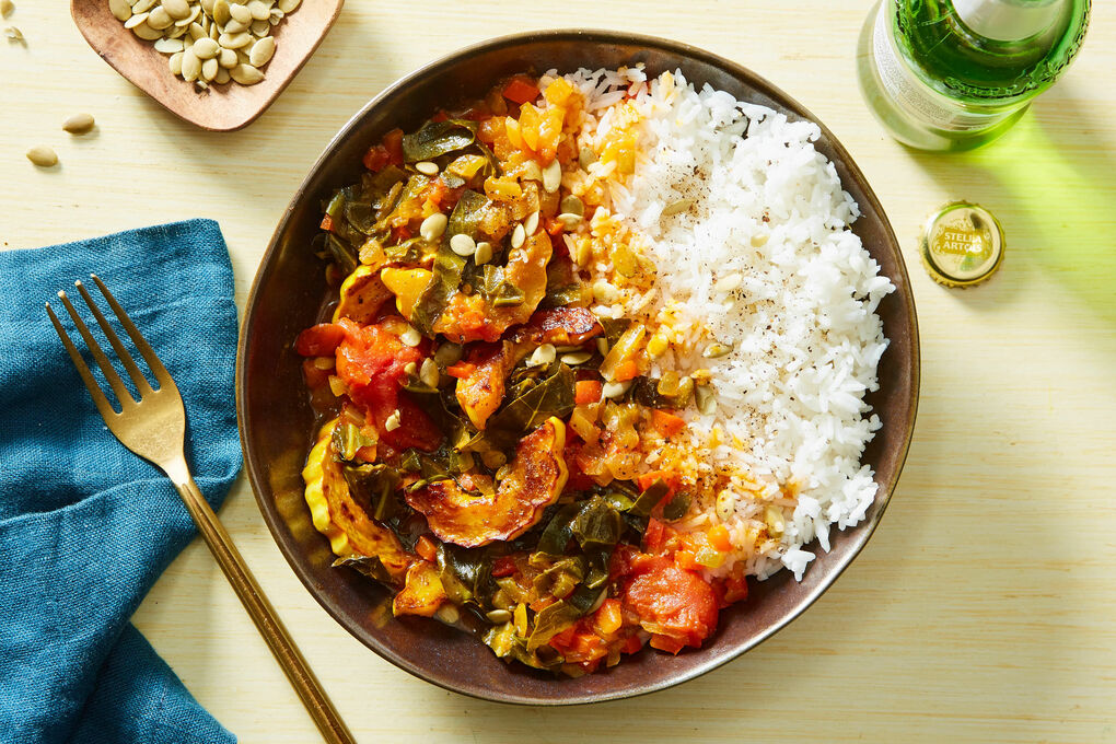 Martha Stewart and Marley Spoon vegan meal kit - Nigerian Red Stew