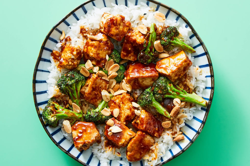 Dinnerly vegan meal kit - crispy kung pao tofu