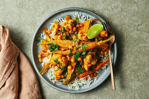 Indian Style Vegetable Curry With Chickpeas Coriander Lime Marley Spoon