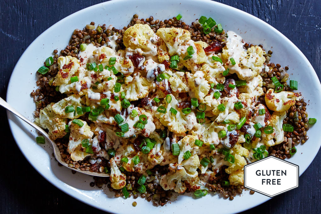 Instant Pot Dutch Oven Lentils w/ Cauliflower & Tahini - Catfish Out of  Water