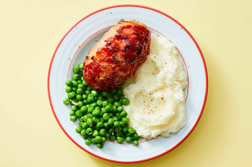 Meatloaf and online mashed potatoes