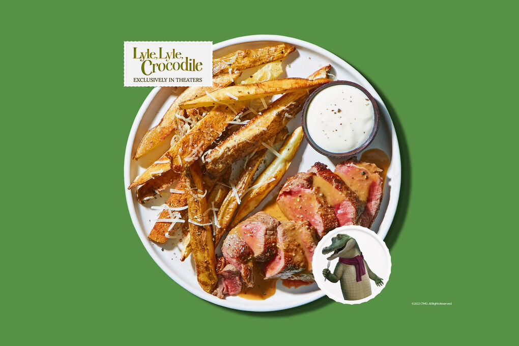 Lyle's Seared Steak & Parmesan-Truffle Fries Dinnerly x Lyle, Lyle,  Crocodile | Dinnerly