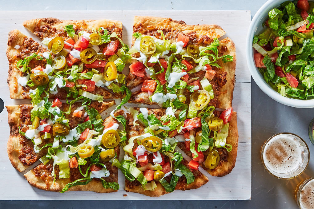 Veggie Taco Pizza with Frijoles Refritos | Marley Spoon