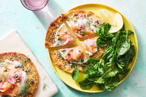 Smoked Salmon Pitza