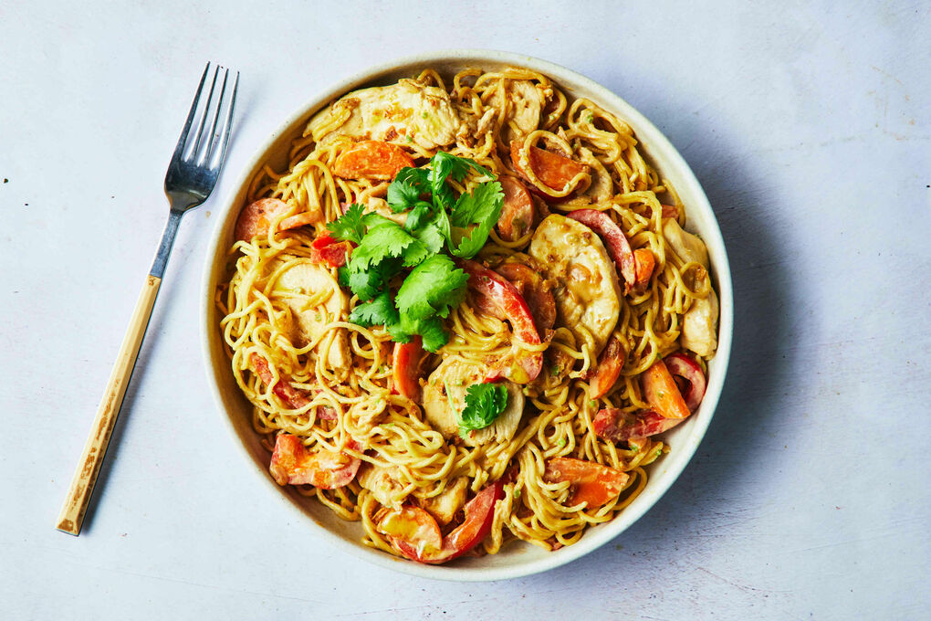 Family Fave Chicken Noodles with Creamy Peanut Sauce