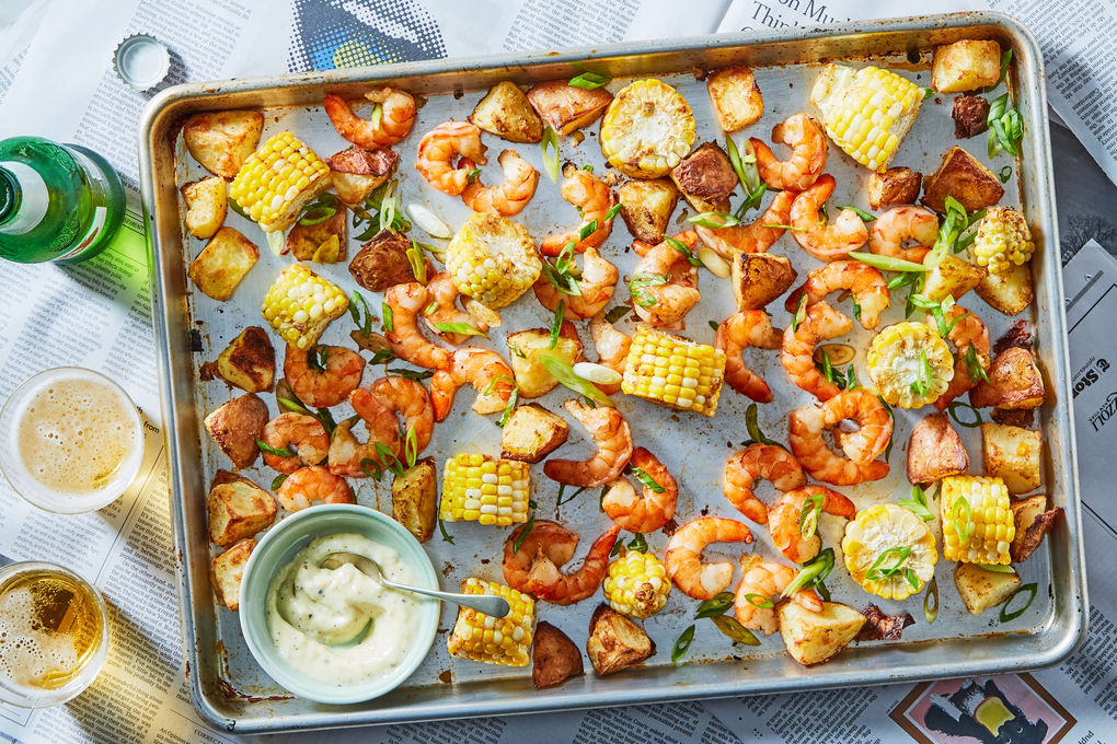 Sheet Pan Shrimp Boil