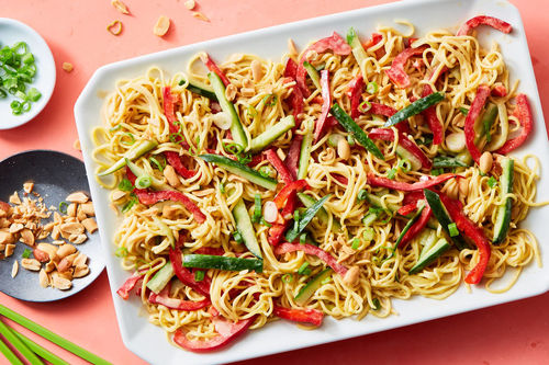 Cold Peanut Noodle Salad