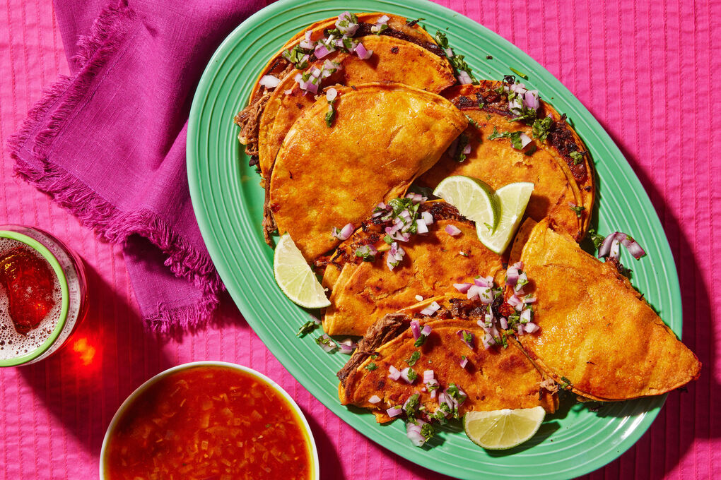 Cinco de Mayo! Shredded Beef Birria Tacos with Consommé Dip | Dinnerly