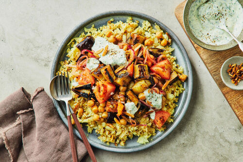 Nutritious Warm Tunisian Eggplant Salad