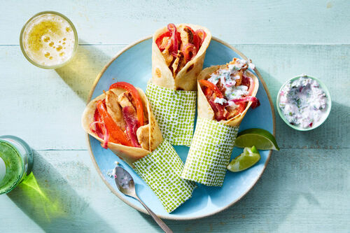 Shrimp Kati Rolls