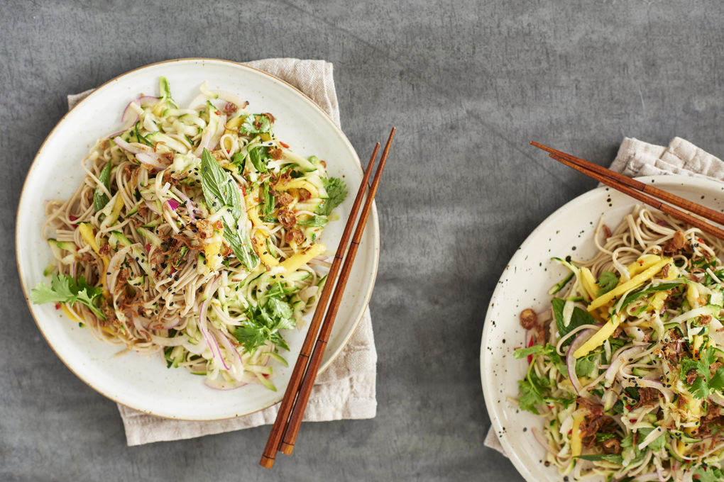 Soba and Zucchini Noodle Salad