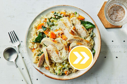 Chicken and Goat Cheese Risotto