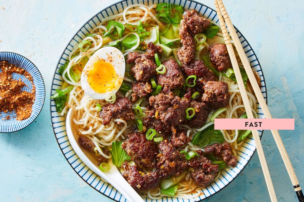 Japanese beef ramen bowl