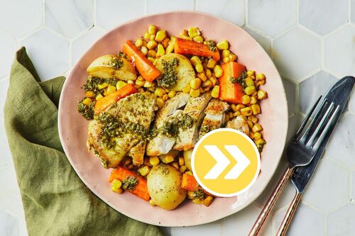 Pesto Double the Chicken