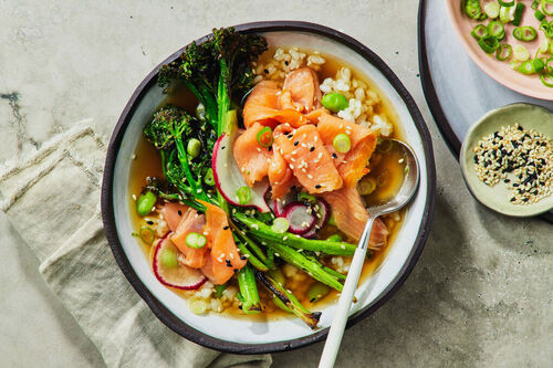 Smoked Salmon Ochazuke Bowl