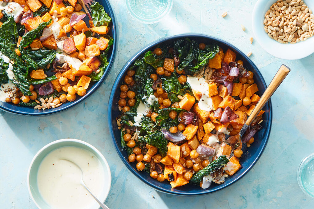 Sweet Potato Chickpea Buddha Bowl