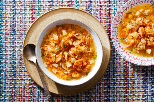 Polish Sauerkraut & Sausage Soup