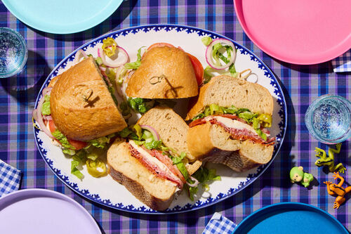 Family Friendly! Garlic Bread Party Sub