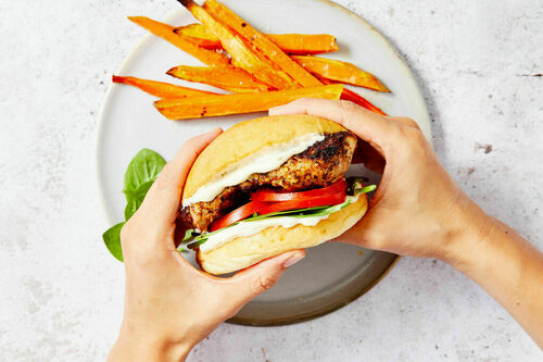 South American Chicken Burger