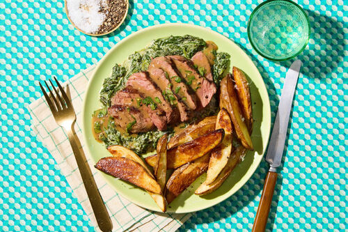 Beef Tenderloin with Truffle Steak Fries