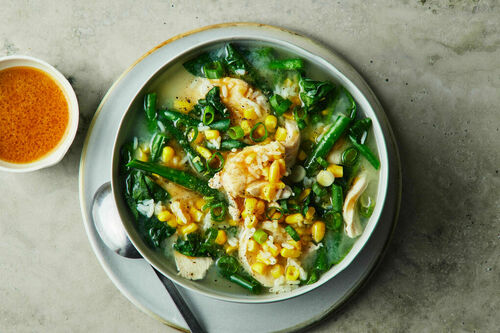 Chicken Breast-Sweet Corn Soup