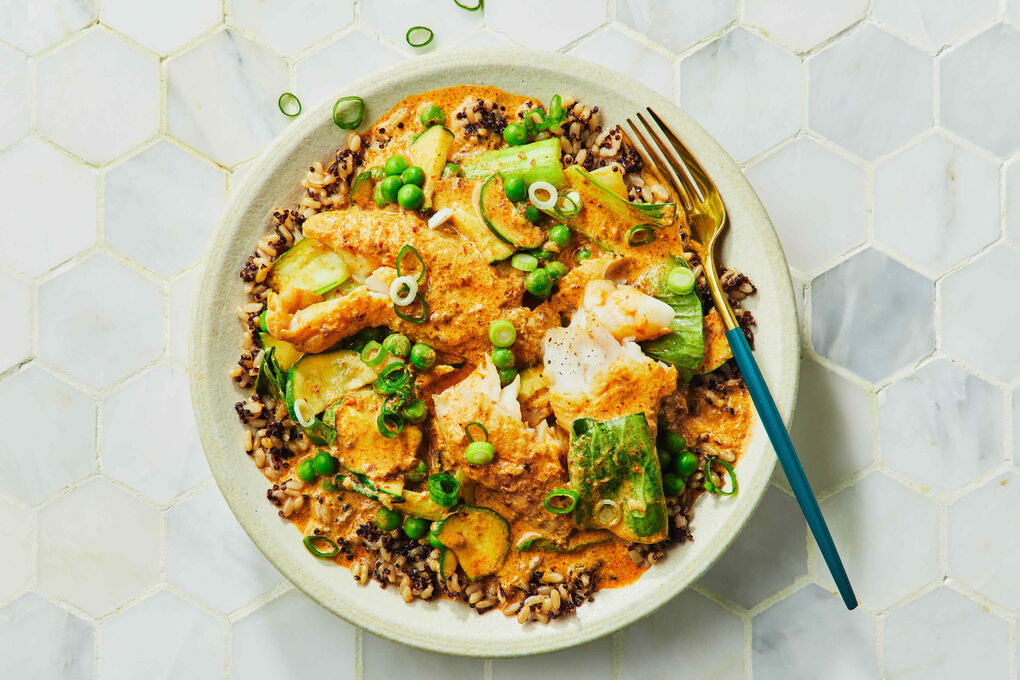 Chicken Curry Rice en 15 minutos - Quick Quinoa & Rice Cooker
