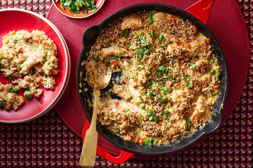 Chicken Alfredo & Rice Casserole