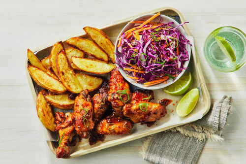 Spicy-Smoky Maple Chicken Wings